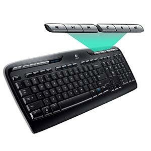 Logitech Wireless Combo MK330, desktopset