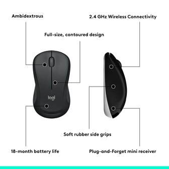 Logitech MK540 Advanced - Draadloze toetsenbord- en muiscombinatie