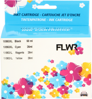 FLWR - Cartridges / HP 953XL Multipack / zwart en kleur / Geschikt voor HP