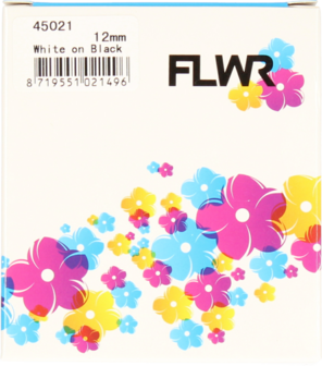 FLWR - Labels / Dymo 45021 / wit / Geschikt voor Dymo