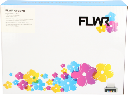 FLWR - Toners / HP 87X / zwart / Geschikt voor HP