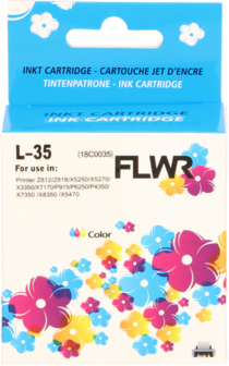 FLWR - Cartridges / Lexmark 35XL / kleur / Geschikt voor Lexmark