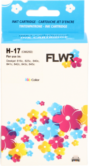 FLWR - Cartridges / HP 17 / kleur / Geschikt voor HP