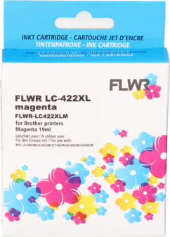 FLWR - Cartridges / Brother LC-422XL / magenta / Geschikt voor Brother