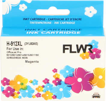 FLWR - Cartridges / HP 912XL / magenta / Geschikt voor HP