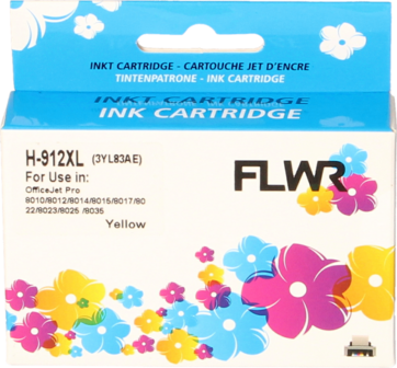 FLWR - Cartridges / HP 912XL / geel / Geschikt voor HP