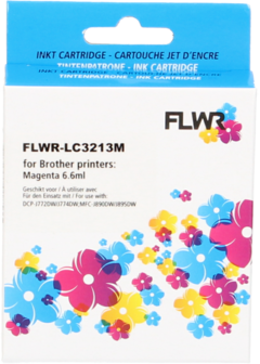 FLWR - Cartridges / Brother LC-3213 / magenta / Geschikt voor Brother