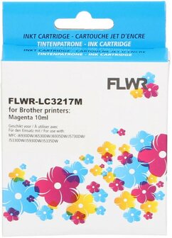 FLWR - Cartridges / Brother LC-3217M / magenta / Geschikt voor Brother