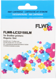 FLWR - Cartridges / Brother LC-3219XLM / magenta / Geschikt voor Brother