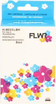 FLWR - Cartridges / HP 903XL / zwart / Geschikt voor HP