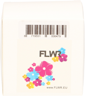 FLWR - Labels / Dymo 99013 Adreslabel / transparant / Geschikt voor Dymo