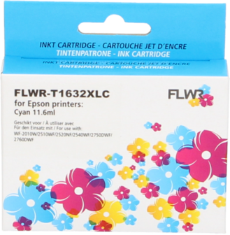 FLWR - Cartridges / Epson 16XL / cyaan / Geschikt voor Epson