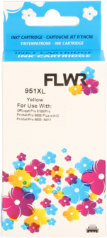 FLWR - Cartridges / HP 951XL / geel / Geschikt voor HP