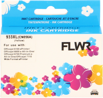 FLWR - Cartridges / HP 933XL / geel / Geschikt voor HP