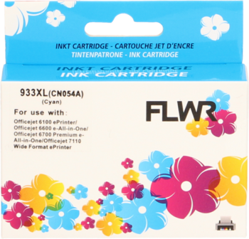 FLWR - Cartridges / HP 933XL / cyaan / Geschikt voor HP