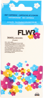 FLWR - Cartridges / HP 364XL / cyaan / Geschikt voor HP