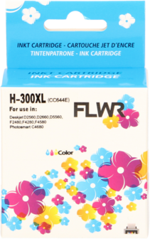 FLWR - Cartridges / HP 300XL / kleur / Geschikt voor HP