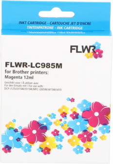 FLWR - Cartridges / Brother LC-985M / magenta / Geschikt voor Brother