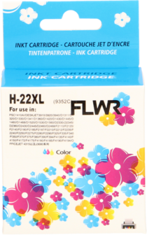 FLWR - Cartridges / HP 22XL / kleur / Geschikt voor HP