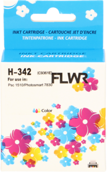 FLWR - Cartridges / HP 342 / kleur / Geschikt voor HP