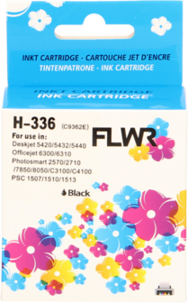 FLWR - Cartridges / HP 336 / zwart / Geschikt voor HP