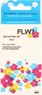 FLWR - Cartridges / Lexmark 100XL / zwart / Geschikt voor Lexmark