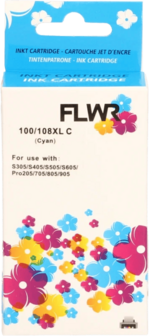 FLWR - Cartridges / Lexmark 100XL / cyaan / Geschikt voor Lexmark