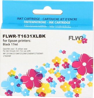 FLWR - Cartridges / Epson 16XL / zwart / Geschikt voor Epson