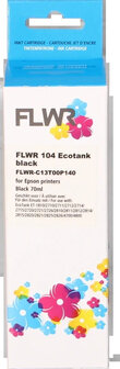 FLWR - Cartridges / Epson 104 Ecotank / zwart / Geschikt voor Epson