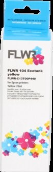 FLWR - Cartridges / Epson 104 Ecotank / geel / Geschikt voor Epson