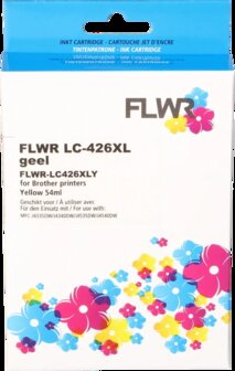 FLWR - Cartridges / Brother LC-426XL / geel / Geschikt voor Brother