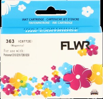 FLWR - Cartridges / HP 363 / magenta / Geschikt voor HP