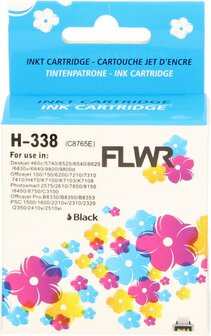 FLWR - Cartridges / HP 338 / zwart / Geschikt voor HP