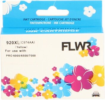 FLWR - Cartridges / HP 920XL / geel / Geschikt voor HP