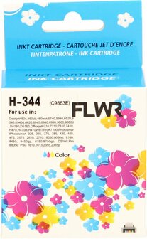 FLWR - Cartridges / HP 344 / kleur / Geschikt voor HP