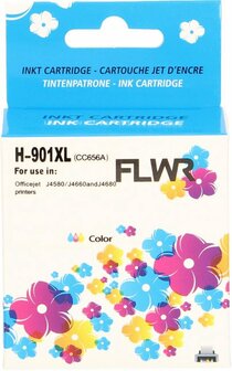 FLWR - Cartridges / HP 901XL / kleur / Geschikt voor HP