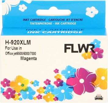 FLWR - Cartridges / HP 920XL / magenta / Geschikt voor HP