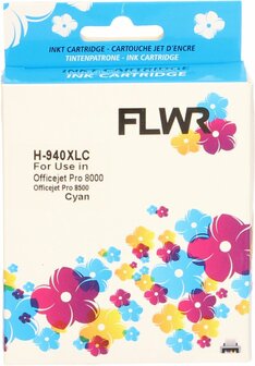 FLWR - Cartridges / HP 940XL / cyaan / Geschikt voor HP