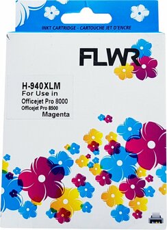 FLWR - Cartridges / HP 940XL / magenta / Geschikt voor HP