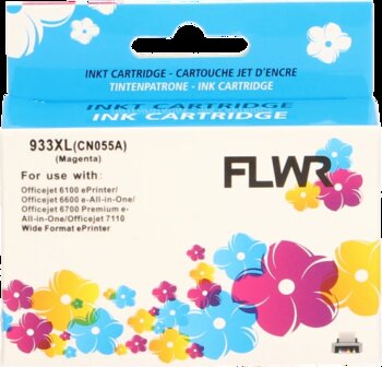 FLWR - Cartridges / HP 933XL / magenta / Geschikt voor HP