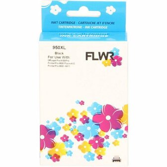 FLWR - Cartridges / HP 950XL / zwart / Geschikt voor HP