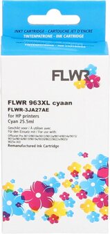 FLWR - Cartridges / HP 963XL / cyaan / Geschikt voor HP