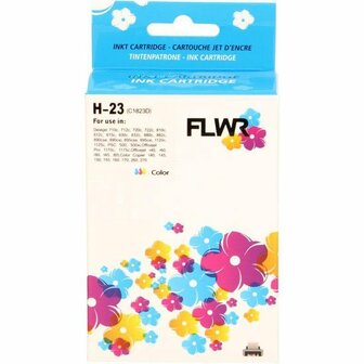 FLWR - Cartridges / HP 23 / kleur / Geschikt voor HP