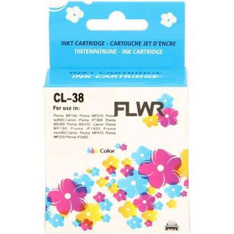 FLWR - Cartridges / Canon CL-38 / kleur / Geschikt voor Canon