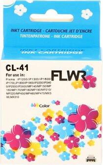 FLWR - Cartridges / Canon CL-41 / kleur / Geschikt voor Canon