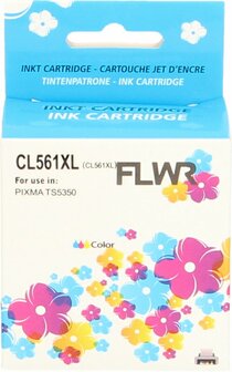 FLWR - Cartridges / Canon CL-561XL / kleur / Geschikt voor Canon