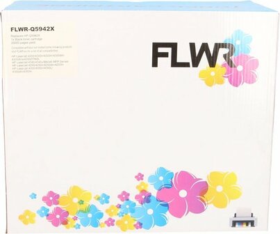 FLWR - Toners / HP 45A / 38A / 39A / 42A / zwart / Geschikt voor HP