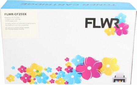 FLWR - Toners / HP 59X toner / zwart / Geschikt voor HP