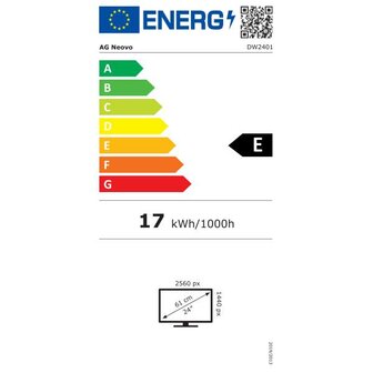 Neovo DW-2401 24inch WQHD 1440p IPS LED, 2560x1440, 300cd/m2, 1000:1,HDMI, DisplayPort, USB-C (65W)