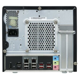 Shuttle SH570R8 Black XPC Slim Cube PC barebone, 13L sized, LGA1200, 4x DDR4, DIMM, Wi-Fi 5, 500 W